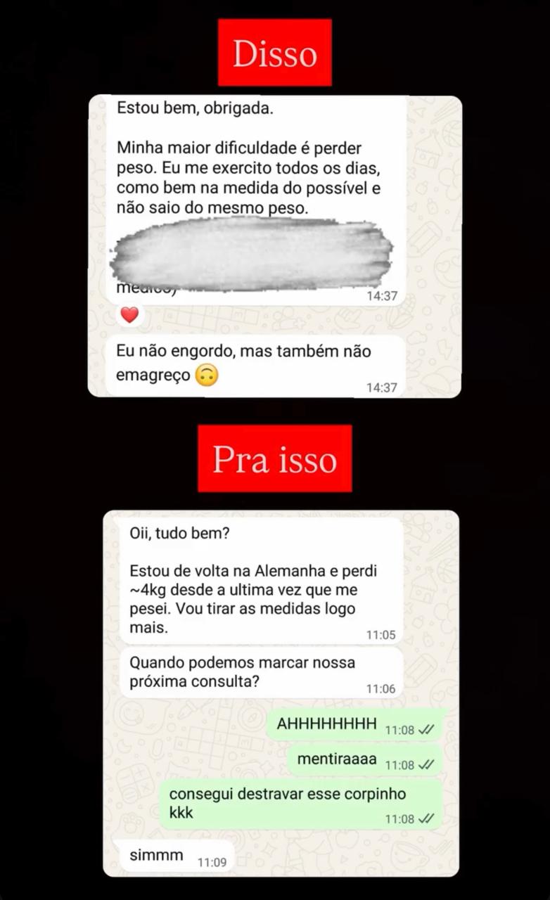 Mensagem de uma mulher com SOP: se exercitava todos os dias e não saía do mesmo peso, eliminou 4 kg